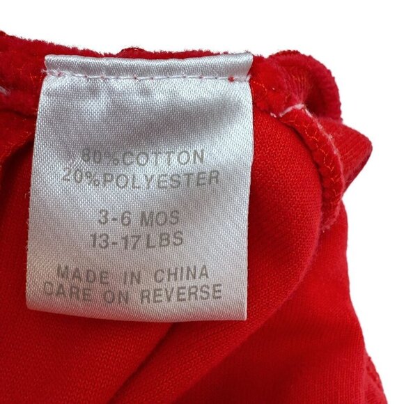 KOALA BABY Red Dress with Matching Bloomers 3-6 Months Holiday Christmas Outfit - Picture 9 of 11